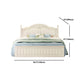 French Country Panel Bed Wood White Bed Frame with Arched Headboard Clearhalo 'Bedroom Furniture' 'Beds' 'furn' 'furn_beds' 'Furniture' 5753785