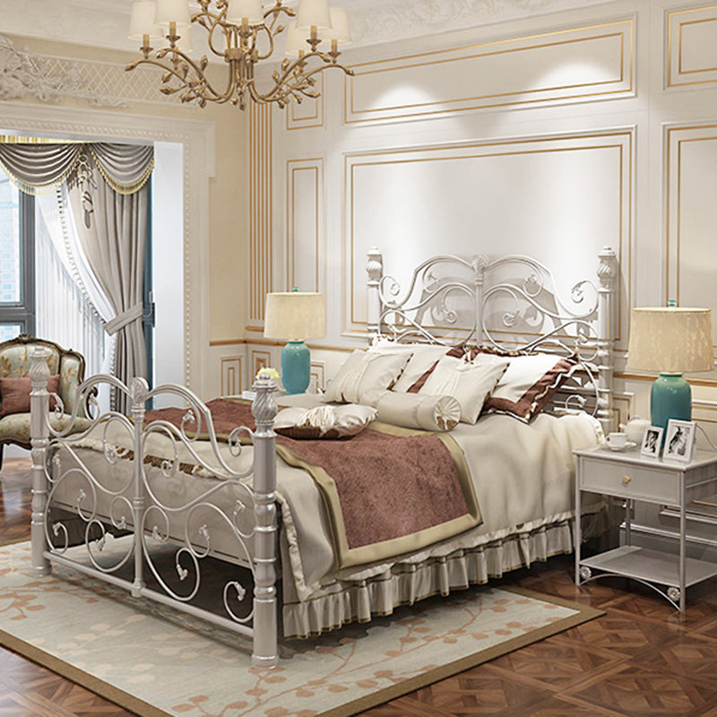 Letto a letto standard industriale con testiera e pedana