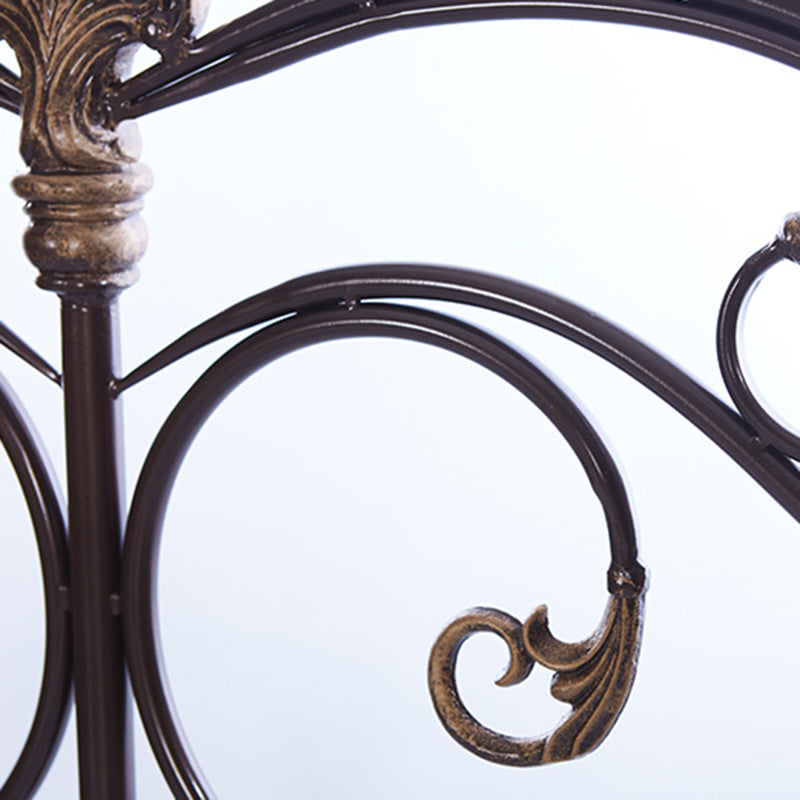 Letto a letto standard industriale con testiera e pedana