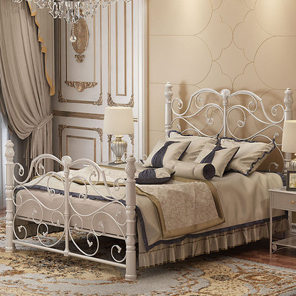 Letto a letto standard industriale con testiera e pedana