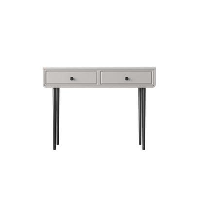 30.7" High 4 Drawers Makeup Vanity Desk Wood and Metal Vanity