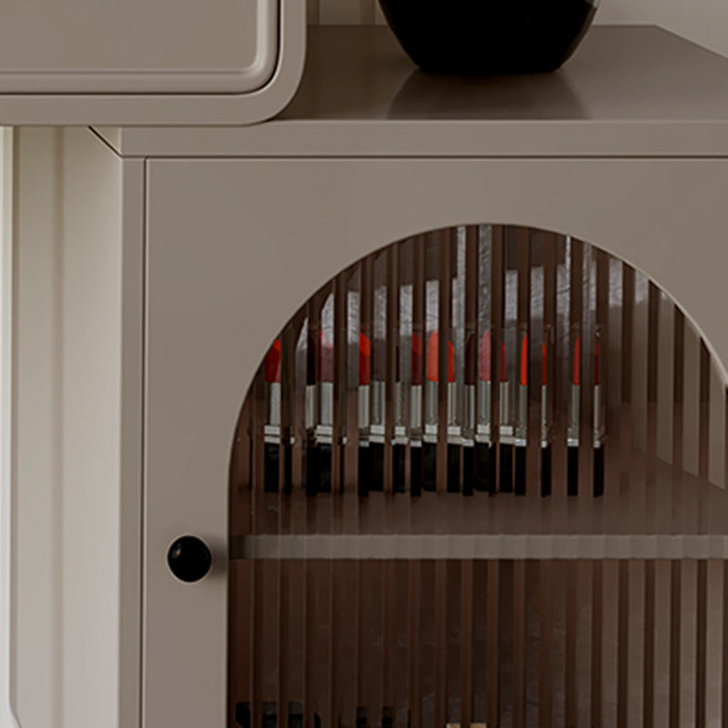 2 opbergladen make -up ijdelheid bureau tafel vast hout ijdelheid