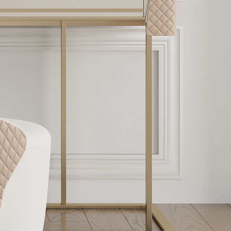 Bedroom Make-up Vanity in Matte Finish Stone Top Dressing Table Clearhalo 'Bedroom Furniture' 'furn' 'furn_makeup_vanities' 'Furniture' 'Makeup Vanities' 'makeup_vanities' 5754614