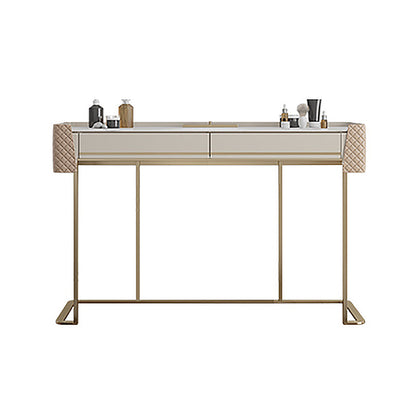 Bedroom Make-up Vanity in Matte Finish Stone Top Dressing Table Makeup Vanity Clearhalo 'Bedroom Furniture' 'furn' 'furn_makeup_vanities' 'Furniture' 'Makeup Vanities' 'makeup_vanities' 5754618