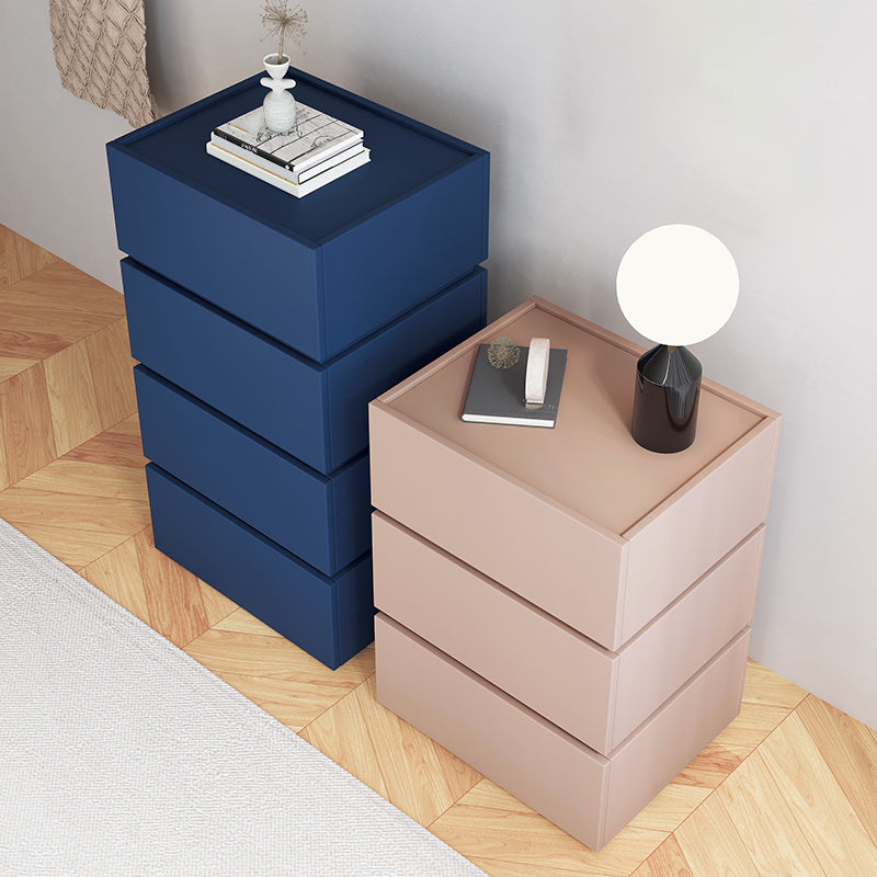 Cassa di accento rettangolo da 21 "contemporanei, cassa di legno con cassetti