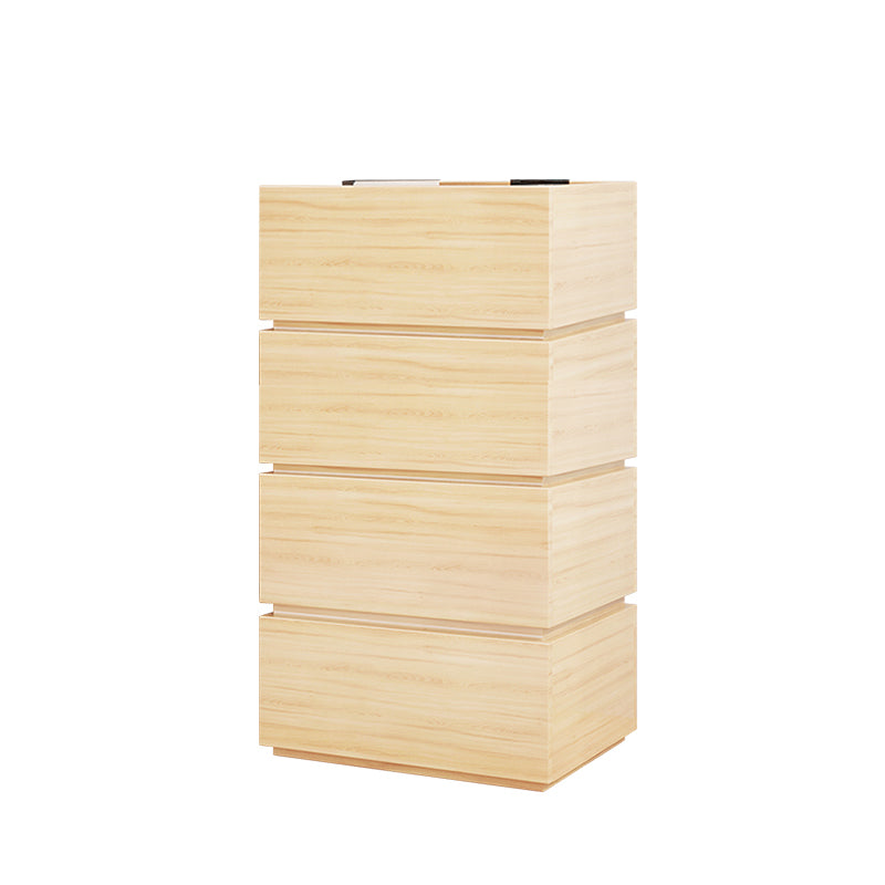 Cassa di accento rettangolo da 21 "contemporanei, cassa di legno con cassetti