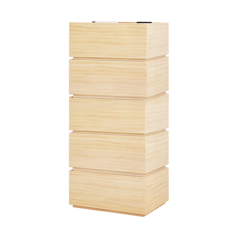 Cassa di accento rettangolo da 21 "contemporanei, cassa di legno con cassetti