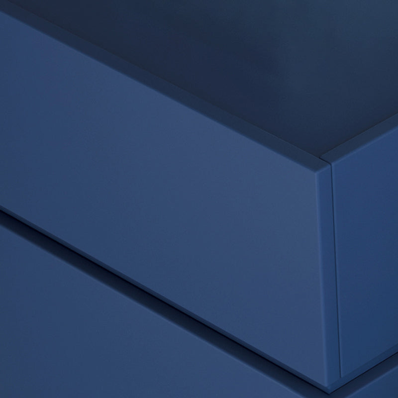 Cassa di accento rettangolo da 21 "contemporanei, cassa di legno con cassetti