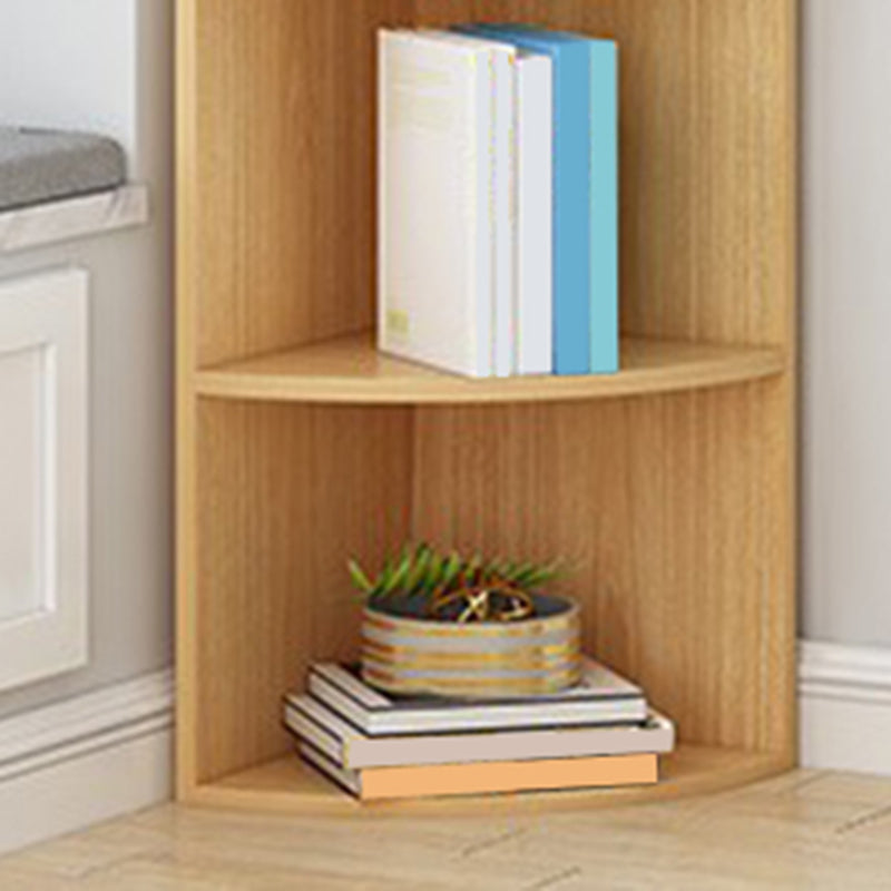 Madera de 11.81 "Cofre de acento de ancho con estantes con cofre contemporáneo