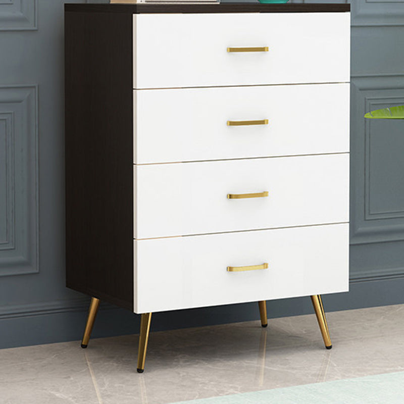 Cassa di accento di legno largo 15,75 "con cassetti morbidi razziali resistenti al petto