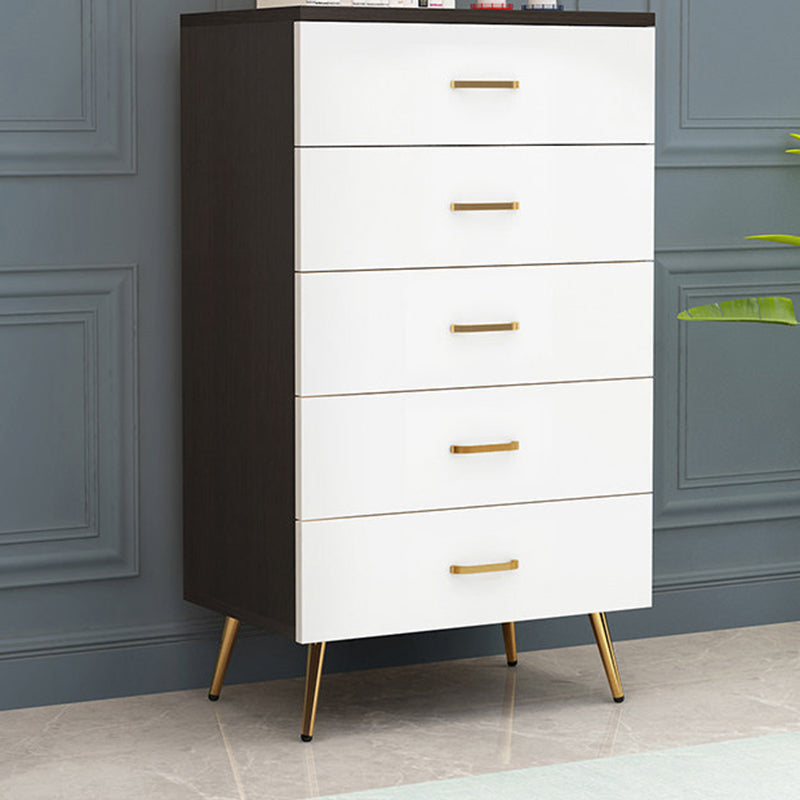 Cassa di accento di legno largo 15,75 "con cassetti morbidi razziali resistenti al petto