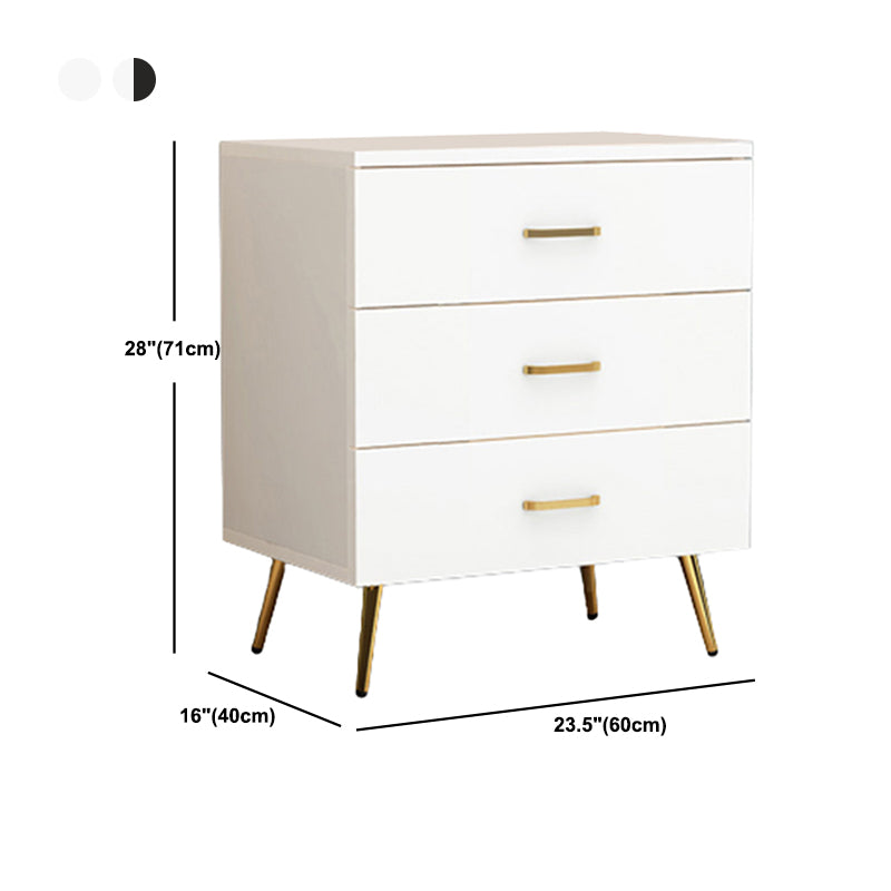 Cassa di accento di legno largo 15,75 "con cassetti morbidi razziali resistenti al petto