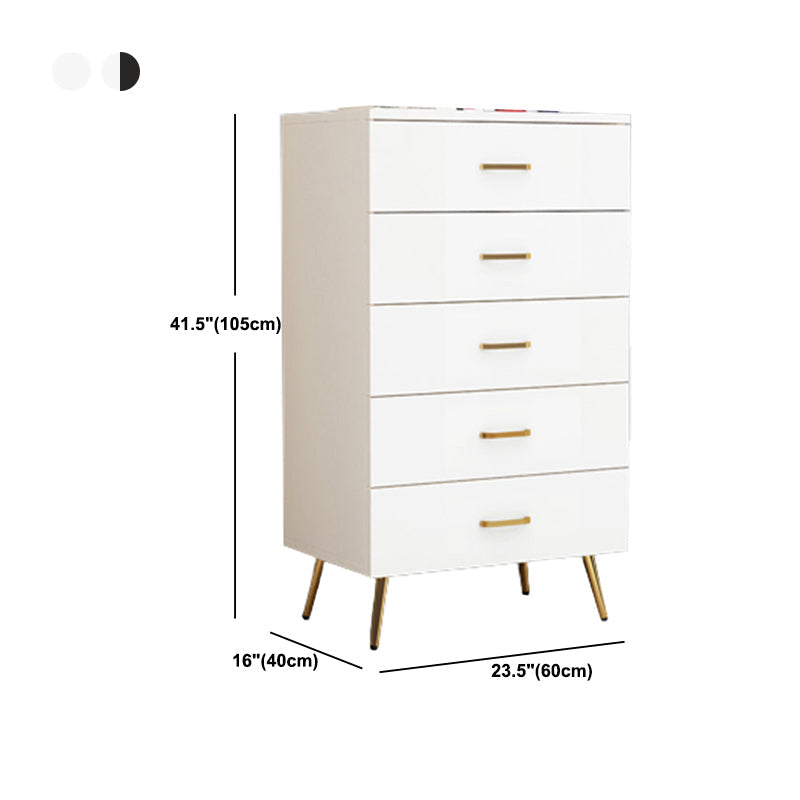 Cassa di accento di legno largo 15,75 "con cassetti morbidi razziali resistenti al petto