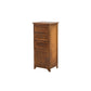Industrial Bracket Legs Accent Cabinet with Door and Drawers Storage Cabinet Walnut 3 Clearhalo 'Cabinets & Chests' 'cabinets_chests' 'furn' 'furn_cabinets_chests' 'Furniture' 'Living Room Furniture' 5754914