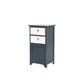 Industrial Bracket Legs Accent Cabinet with Door and Drawers Storage Cabinet Blue 2 Clearhalo 'Cabinets & Chests' 'cabinets_chests' 'furn' 'furn_cabinets_chests' 'Furniture' 'Living Room Furniture' 5754918
