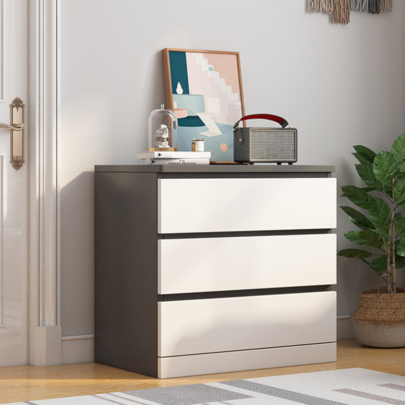 16.14 "Large coffre rectangle d'accentuation du bois moderne avec tiroirs