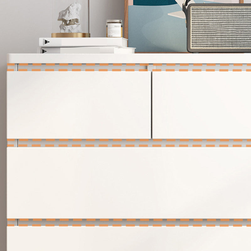 16.14 "Large coffre rectangle d'accentuation du bois moderne avec tiroirs