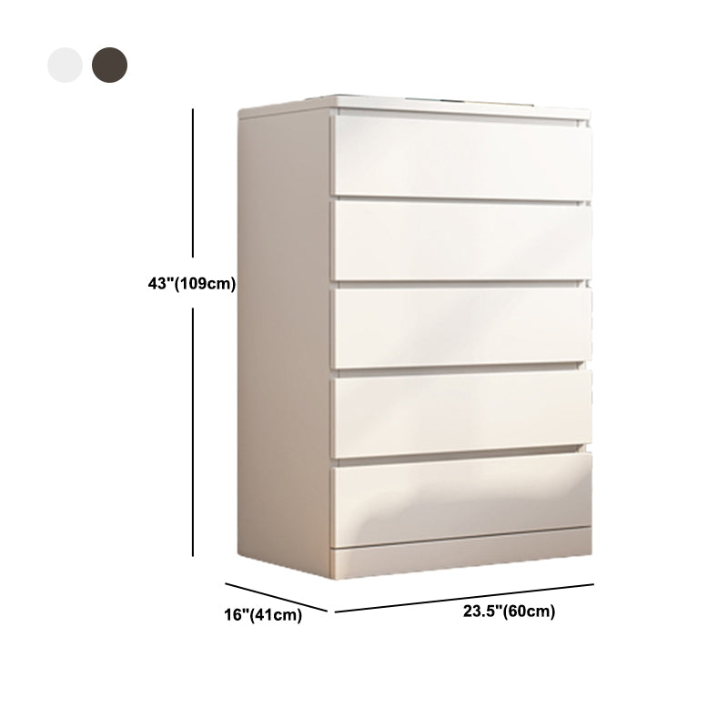 16.14 "Large coffre rectangle d'accentuation du bois moderne avec tiroirs