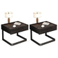 Glam 1 tiroir lits table de chevet tiroir rangement accent table table de chevet de table inclus