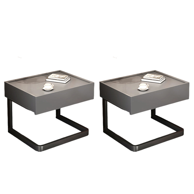 Glam 1 tiroir lits table de chevet tiroir rangement accent table table de chevet de table inclus