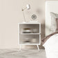 Cabinets Included Bed Nightstand Modern Shelves Bedside Cabinet Glass Door Clearhalo 'Bedroom Furniture' 'furn' 'furn_night_stand' 'Furniture' 'night_stand' 'Nightstands' 5755049