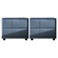 Rectangular Two Drawer Nightstand Contemporary 15.7" H Night Table Blue 2 Piece Set Clearhalo 'Bedroom Furniture' 'furn' 'furn_night_stand' 'Furniture' 'night_stand' 'Nightstands' 5755153