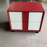 Rectangular Two Drawer Nightstand Contemporary 15.7" H Night Table Clearhalo 'Bedroom Furniture' 'furn' 'furn_night_stand' 'Furniture' 'night_stand' 'Nightstands' 5755162