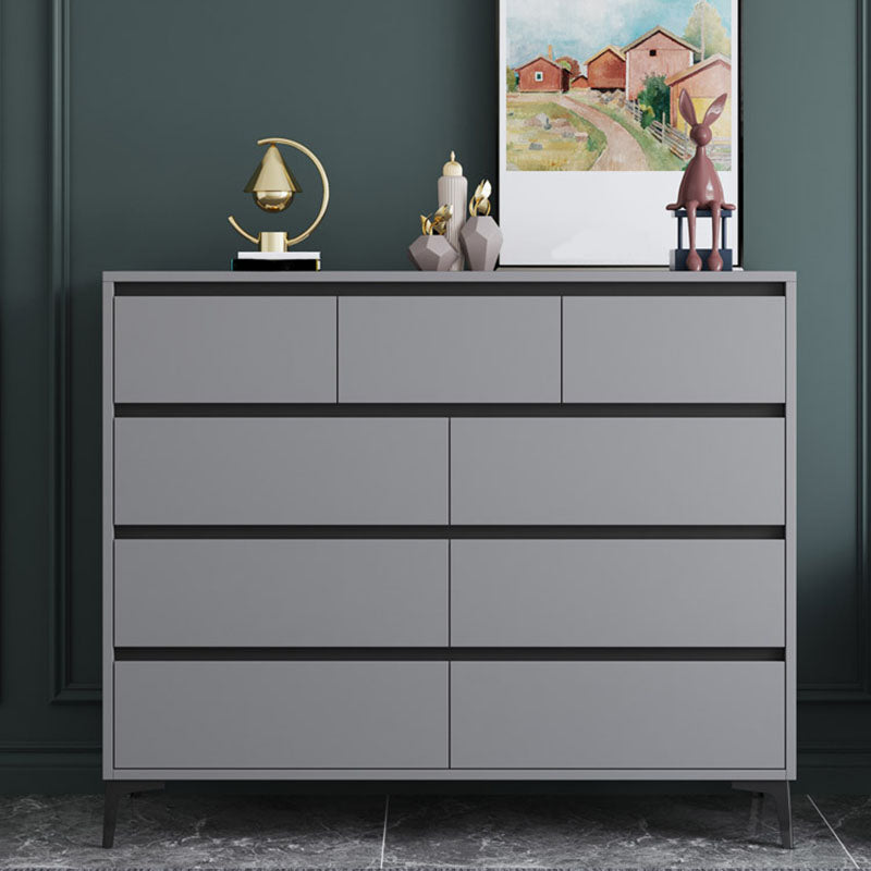 Modern Gray Storage Chest Soft-Close Drawers Wood Dresser for Bedroom Clearhalo 'Bedroom Furniture' 'Dressers & Chests' 'dressers_chests' 'furn' 'furn_dressers_chests' 'Furniture' 5755508