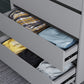 Modern Gray Storage Chest Soft-Close Drawers Wood Dresser for Bedroom Clearhalo 'Bedroom Furniture' 'Dressers & Chests' 'dressers_chests' 'furn' 'furn_dressers_chests' 'Furniture' 5755513