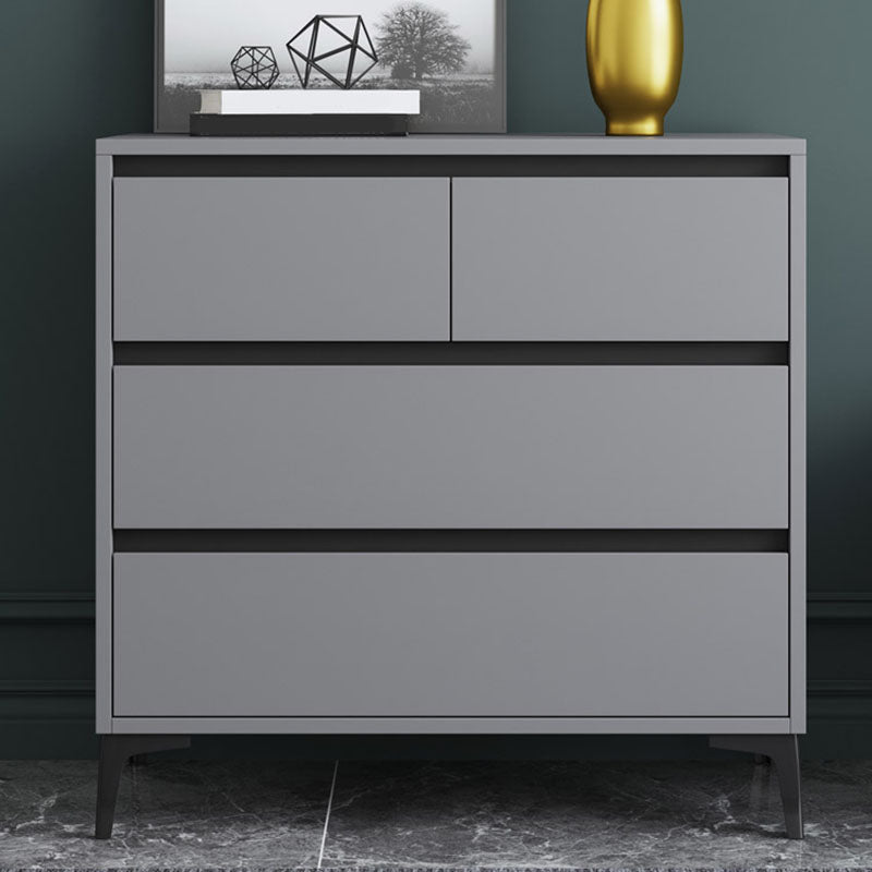 Modern Gray Storage Chest Soft-Close Drawers Wood Dresser for Bedroom Clearhalo 'Bedroom Furniture' 'Dressers & Chests' 'dressers_chests' 'furn' 'furn_dressers_chests' 'Furniture' 5755514