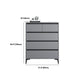 Modern Gray Storage Chest Soft-Close Drawers Wood Dresser for Bedroom Clearhalo 'Bedroom Furniture' 'Dressers & Chests' 'dressers_chests' 'furn' 'furn_dressers_chests' 'Furniture' 5755517