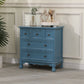 Contemporary Bedroom Storage Chest Dresser Solid Wood Dresser 23.6"L x 13.8"W x 25.2"H Blue Clearhalo 'Bedroom Furniture' 'Dressers & Chests' 'dressers_chests' 'furn' 'furn_dressers_chests' 'Furniture' 5755653
