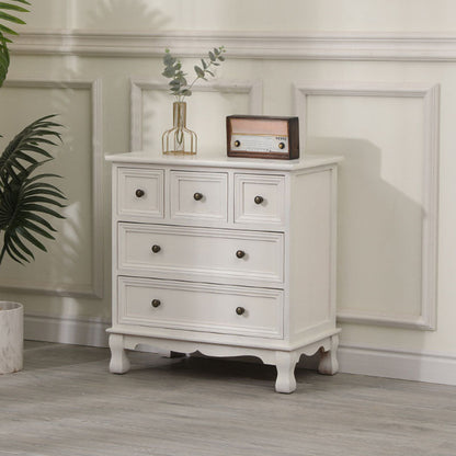 Contemporary Bedroom Storage Chest Dresser Solid Wood Dresser 23.6"L x 13.8"W x 25.2"H Beige Clearhalo 'Bedroom Furniture' 'Dressers & Chests' 'dressers_chests' 'furn' 'furn_dressers_chests' 'Furniture' 5755657