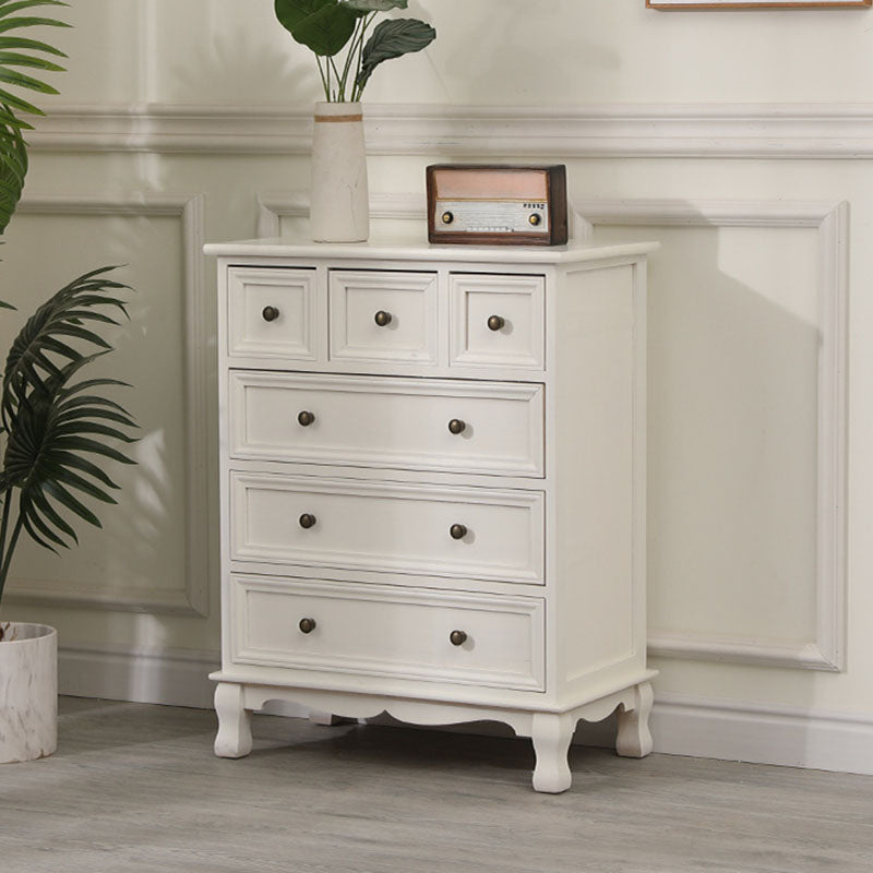 Contemporary Bedroom Storage Chest Dresser Solid Wood Dresser 24"L x 14"W x 31"H Beige Clearhalo 'Bedroom Furniture' 'Dressers & Chests' 'dressers_chests' 'furn' 'furn_dressers_chests' 'Furniture' 5755660