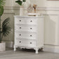 Contemporary Bedroom Storage Chest Dresser Solid Wood Dresser 24"L x 14"W x 31"H White Clearhalo 'Bedroom Furniture' 'Dressers & Chests' 'dressers_chests' 'furn' 'furn_dressers_chests' 'Furniture' 5755664