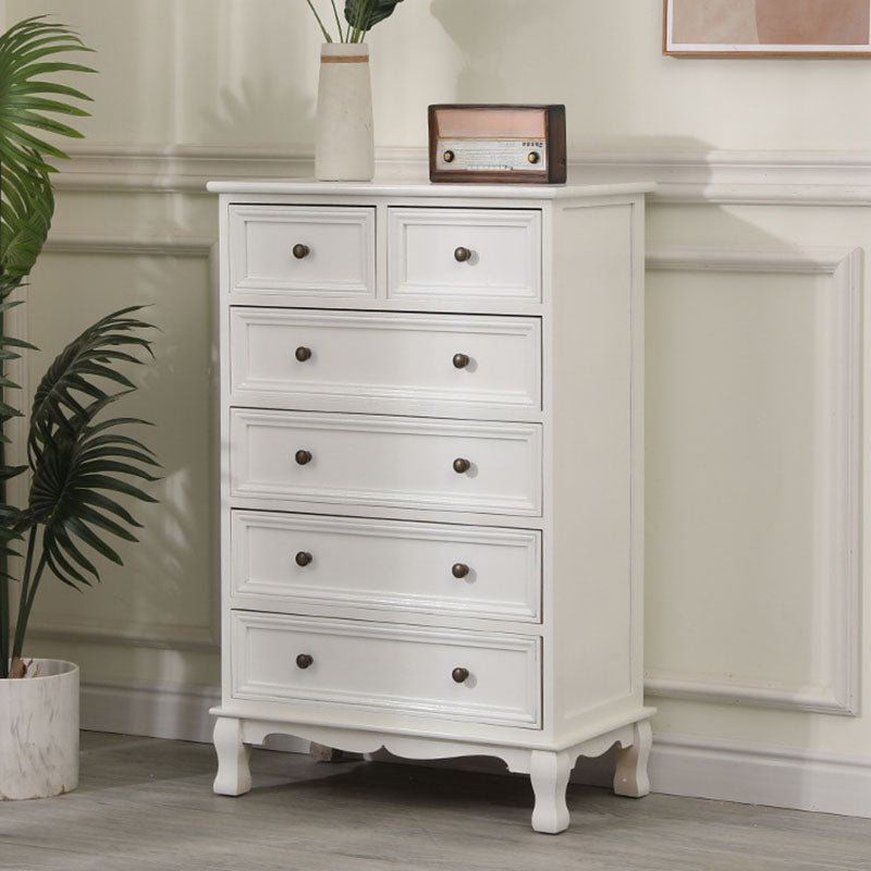 Contemporary Bedroom Storage Chest Dresser Solid Wood Dresser 23.6"L x 13.8"W x 37.4"H White Clearhalo 'Bedroom Furniture' 'Dressers & Chests' 'dressers_chests' 'furn' 'furn_dressers_chests' 'Furniture' 5755677