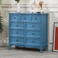 Contemporary Bedroom Storage Chest Dresser Solid Wood Dresser 31.5"L x 14"W x 31"H Blue Clearhalo 'Bedroom Furniture' 'Dressers & Chests' 'dressers_chests' 'furn' 'furn_dressers_chests' 'Furniture' 5755681