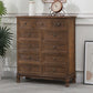 Contemporary Bedroom Storage Chest Dresser Solid Wood Dresser 31.5"L x 14"W x 37"H Coffee Clearhalo 'Bedroom Furniture' 'Dressers & Chests' 'dressers_chests' 'furn' 'furn_dressers_chests' 'Furniture' 5755685