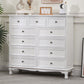 Contemporary Bedroom Storage Chest Dresser Solid Wood Dresser 39"L x 14"W x 37"H Beige Clearhalo 'Bedroom Furniture' 'Dressers & Chests' 'dressers_chests' 'furn' 'furn_dressers_chests' 'Furniture' 5755687