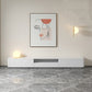 Contemporary TV Console White Wooden TV Media Stand for Living Room 87"L x 16"W x 14"H Wood Clearhalo 'furn' 'furn_tv_stands_entertainment_centers' 'Furniture' 'Living Room Furniture' 'TV Stands & Entertainment Centers' 'TV Stands & Media Storage Furniture' 'tv_stands_entertainment_centers' 5755705