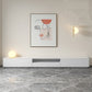 Contemporary TV Console White Wooden TV Media Stand for Living Room 94.5"L x 16"W x 14"H Wood Clearhalo 'furn' 'furn_tv_stands_entertainment_centers' 'Furniture' 'Living Room Furniture' 'TV Stands & Entertainment Centers' 'TV Stands & Media Storage Furniture' 'tv_stands_entertainment_centers' 5755706