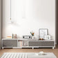 Modern TV Stand with Cabinet Wooden TV Stand for TVs up to 94.5" W 47"L x 12"W x 16"H White-Gray 3 Clearhalo 'furn' 'furn_tv_stands_entertainment_centers' 'Furniture' 'Living Room Furniture' 'TV Stands & Entertainment Centers' 'TV Stands & Media Storage Furniture' 'tv_stands_entertainment_centers' 5755883