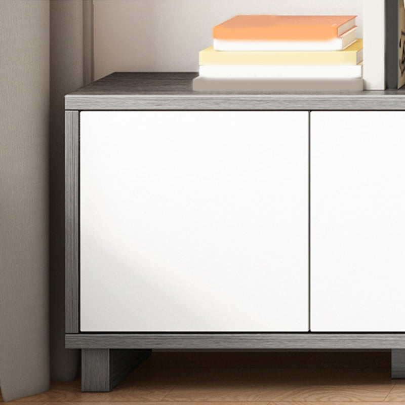 Modern TV Stand with Cabinet Wooden TV Stand for TVs up to 94.5" W Clearhalo 'furn' 'furn_tv_stands_entertainment_centers' 'Furniture' 'Living Room Furniture' 'TV Stands & Entertainment Centers' 'TV Stands & Media Storage Furniture' 'tv_stands_entertainment_centers' 5755885
