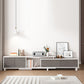 Modern TV Stand with Cabinet Wooden TV Stand for TVs up to 94.5" W White-Gray 4 Clearhalo 'furn' 'furn_tv_stands_entertainment_centers' 'Furniture' 'Living Room Furniture' 'TV Stands & Entertainment Centers' 'TV Stands & Media Storage Furniture' 'tv_stands_entertainment_centers' 5755888