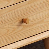 Mobile moderno con console TV in legno in legno massiccio con mobile - 17,72 "H