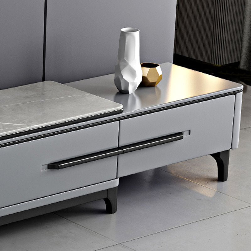 Contemporary Stone Top TV Stand Home TV Cabinet with Drawers for Living Room Clearhalo 'furn' 'furn_tv_stands_entertainment_centers' 'Furniture' 'Living Room Furniture' 'TV Stands & Entertainment Centers' 'TV Stands & Media Storage Furniture' 'tv_stands_entertainment_centers' 5755956