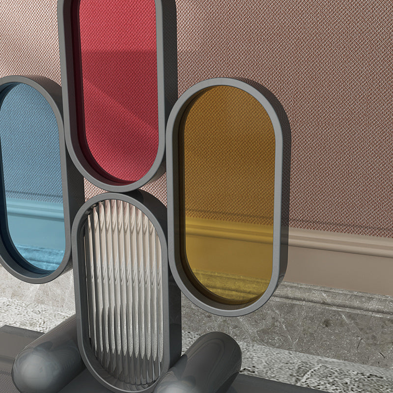 Contemporary Slate Console Table Half Moon Scratch Resistant Stain Resistant Console Clearhalo 'Console Tables' 'console_tables' 'Entry & Mudroom Furniture' 'furn' 'furn_console_tables' 'Furniture' 5756010