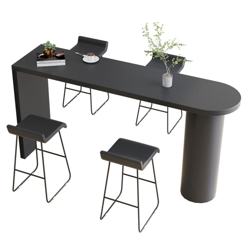 Moderno rettangolo di rettangolo bancone della barra di metallo bancone per casa