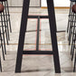 Industrial Black Metal Frame Bistro Table Brown Pine Wood Top Bar Table Clearhalo 'Bar Furniture' 'Bar Tables' 'bar_tables' 'furn' 'furn_bar_tables' 'Furniture' 'Kitchen & Dining Furniture' 5756372