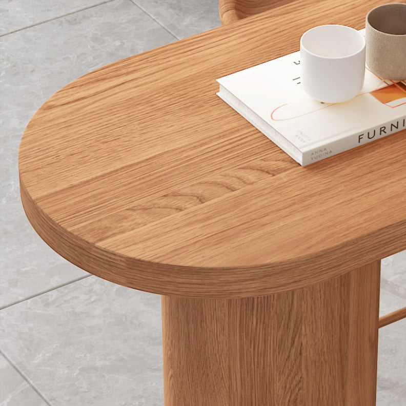 Specialty Pine Wood Top Bar Table Matte Finish Contemporary Pub Table Clearhalo 'Bar Furniture' 'Bar Tables' 'bar_tables' 'furn' 'furn_bar_tables' 'Furniture' 'Kitchen & Dining Furniture' 5756566